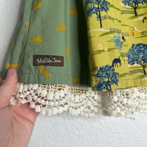 Matildia Jane and Joanna Gaines Little Sprouts Horse Dress Size 6-12 Months - Picture 8 of 9